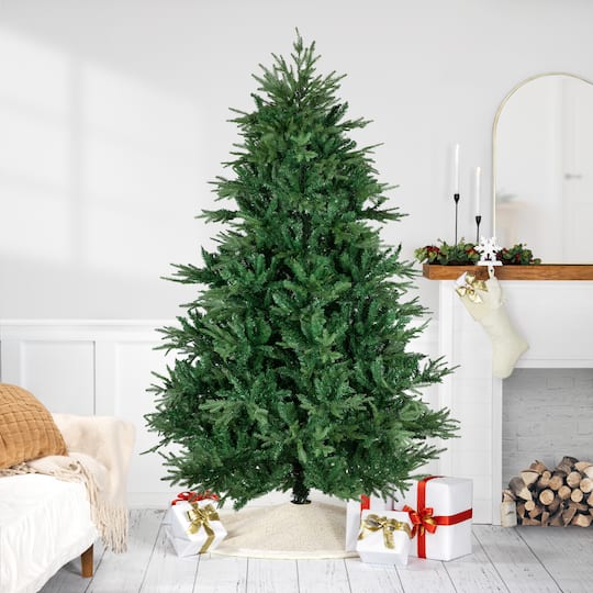 6.5Ft Unlit Real Touch™️ Juniper Pine Artificial Christmas Tree By Northlight in Green | 6.5 ft | Michaels®